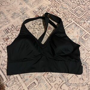 Women's Black Halter Bra